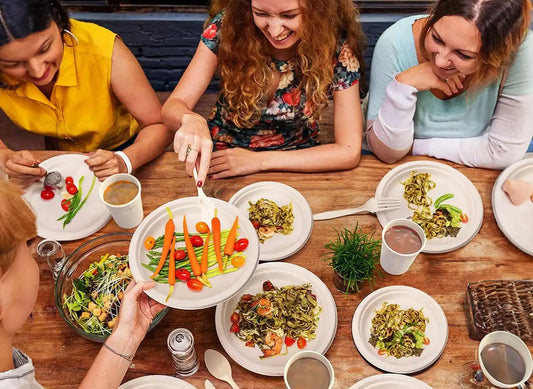 10" Round (25 cm, Large, Bagasse)