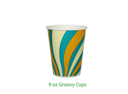 Groovy Paper Cold Drink Cups