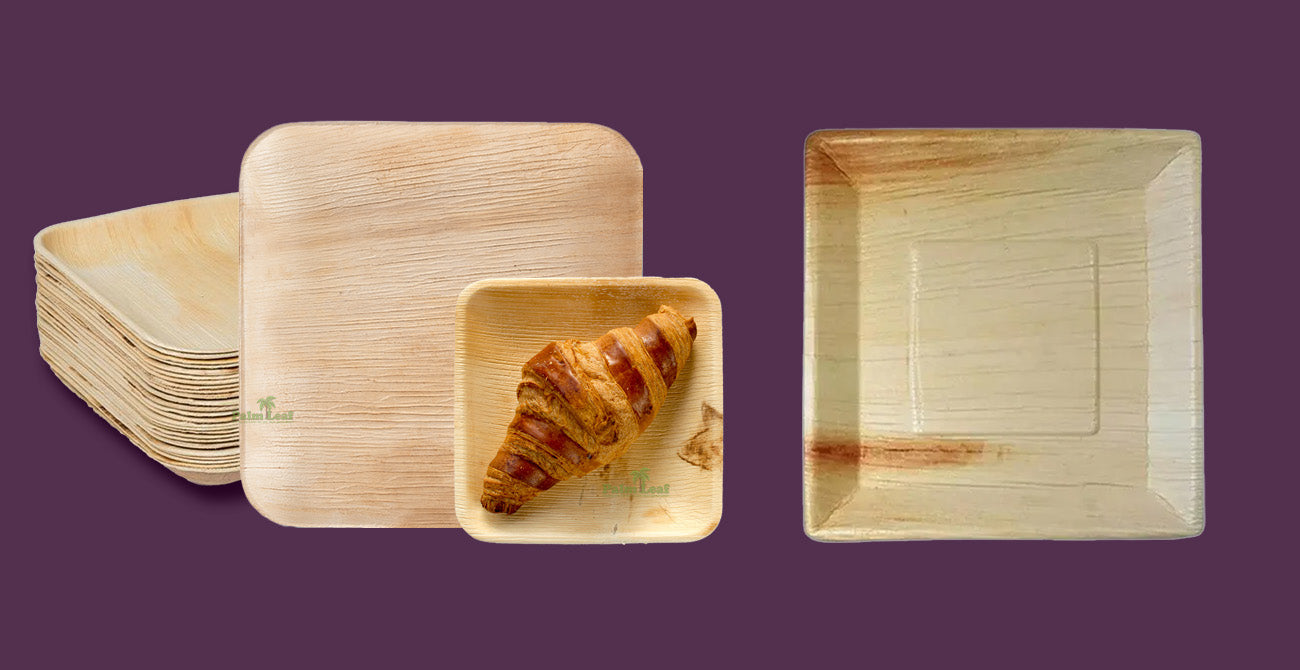 Square Leaf Plates