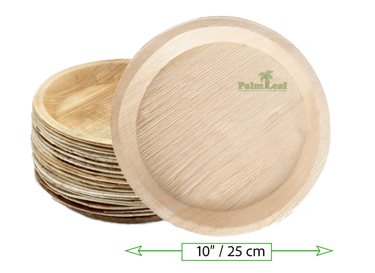 10" Deep Round (Large) - Areca Palm Leaf Plate