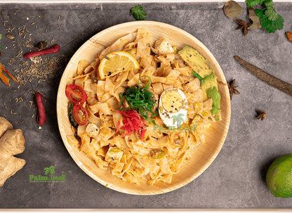 10" Round Plate (Large, Palm Leaf)