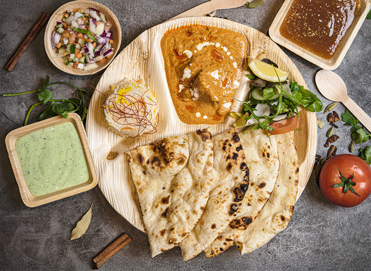 12" 4 Compartment Plate