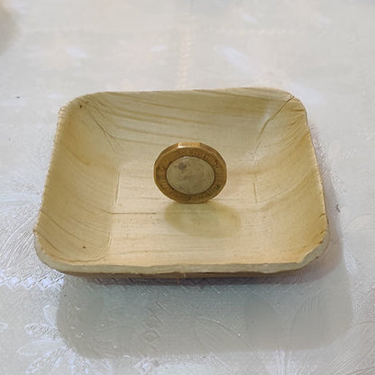 Bite Size Square Bowl - Areca Palm Leaf Bowl