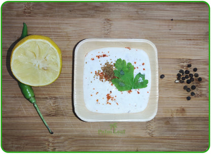 Bite Size Square Bowl - Areca Palm Leaf Bowl