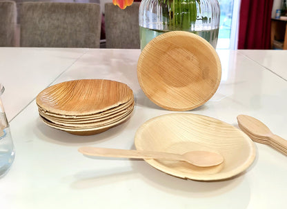 5" Round Bowl (Small,  Palm Leaf)