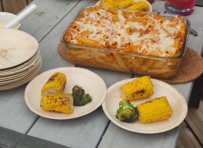 6" Round Plate (Small, Palm Leaf)