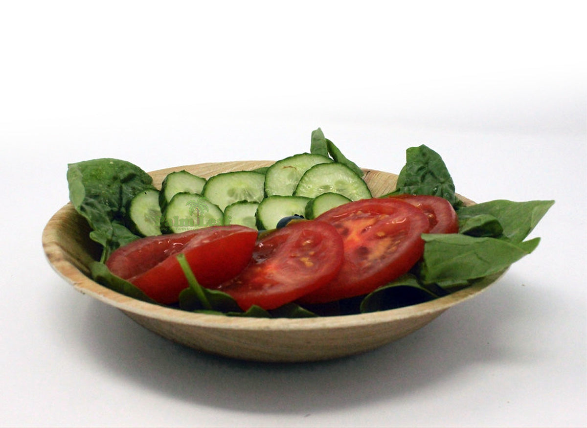 7" Wide Soup Bowl (Medium) - Areca Palm Leaf Bowl
