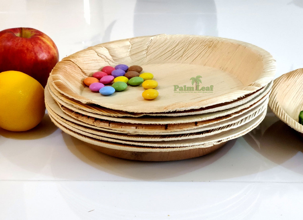 8" Deep Round (Medium) - Areca Palm Leaf Plate