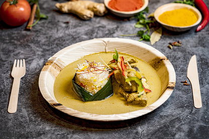 B2B: Deep Round Plates - Areca Palm Leaf Plate