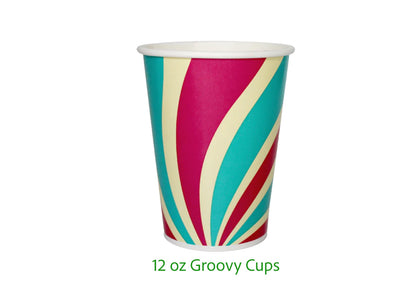 Groovy Paper Cold Drink Cups