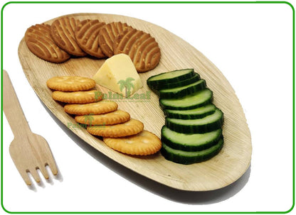 9" Oval Platter (Medium, Palm Leaf)